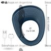 Anillo vibrador con 10 modos de vibracion y recargable usb